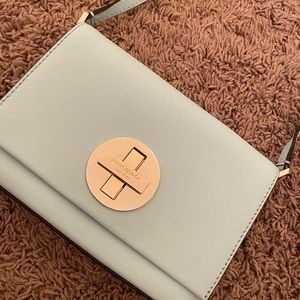 Kate Spade Small Mint Blue Leather Crossbody